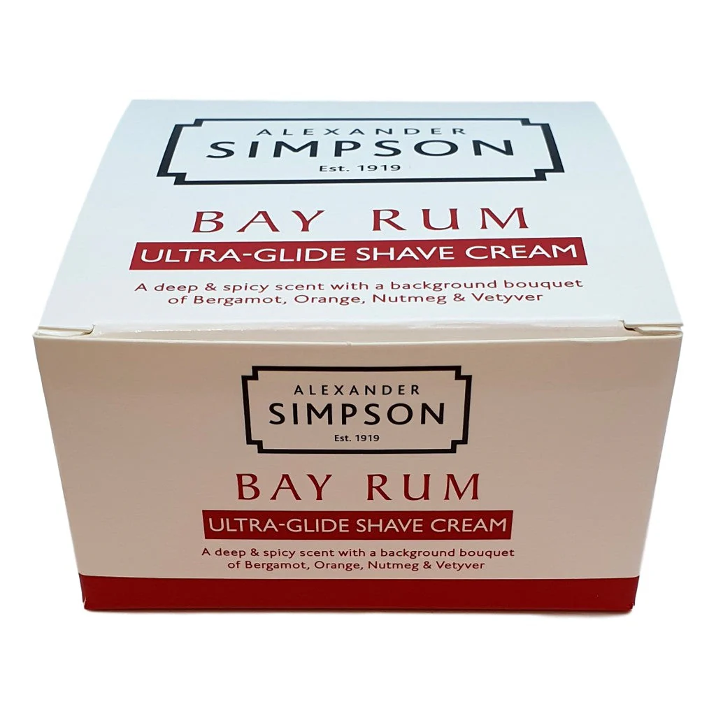 Alexander Simpson Est. 1919 Bay Rum Ultra-Glide Shave Cream