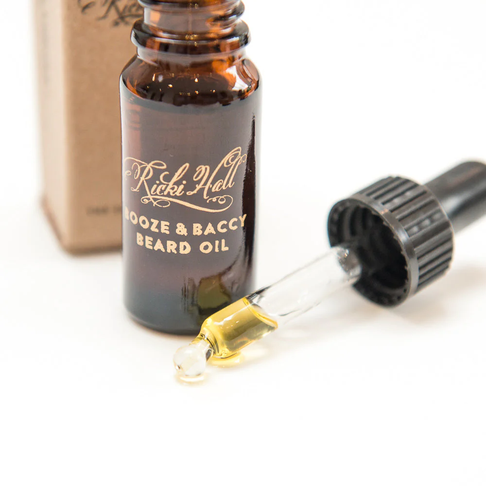 Captain Fawcett's Ricki Hall's Booze & Baccy Beard Oil 10ml - Image 3