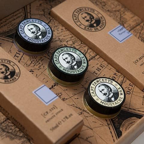 Captain Fawcett's Eau De Parfum, Moustache Wax & Beard Oil Gift Set - Image 4