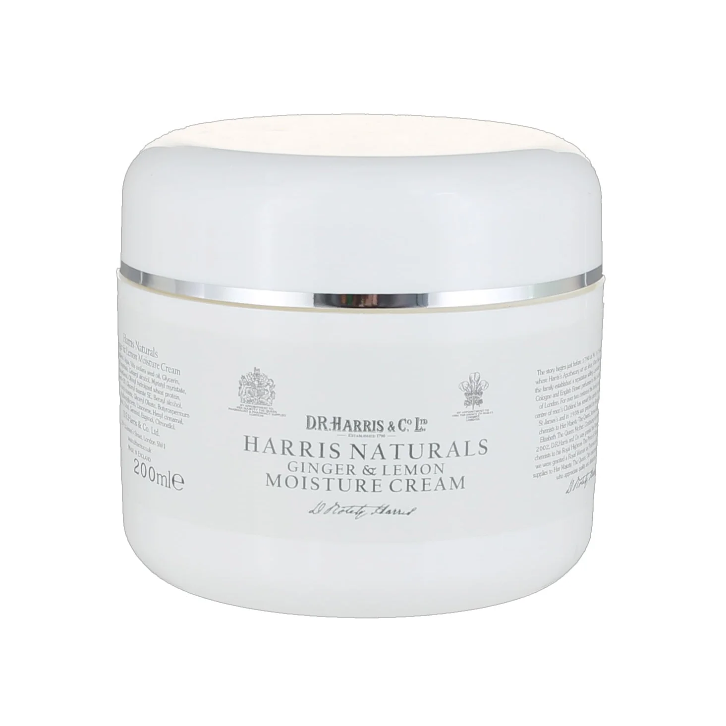 D.R. Harris Naturals Ginger and Lemon Moisture Cream - Image 3