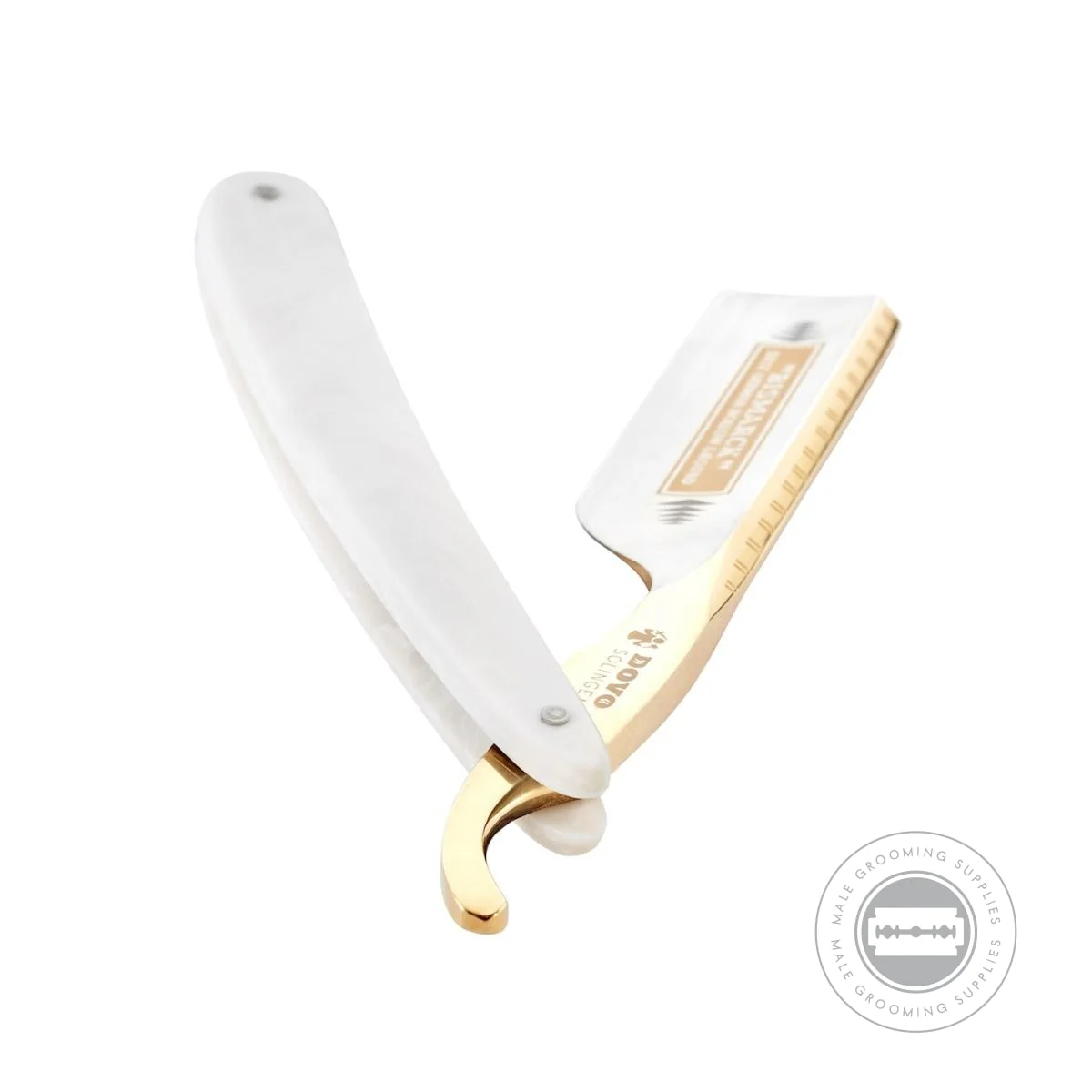 Dovo 'Bismarck' Mother of Pearl Straight Razor 6/8" - Image 3