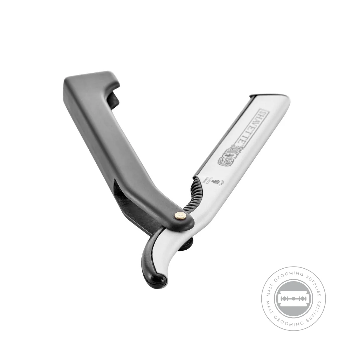 Dovo Black and Silver Shavette - Image 3