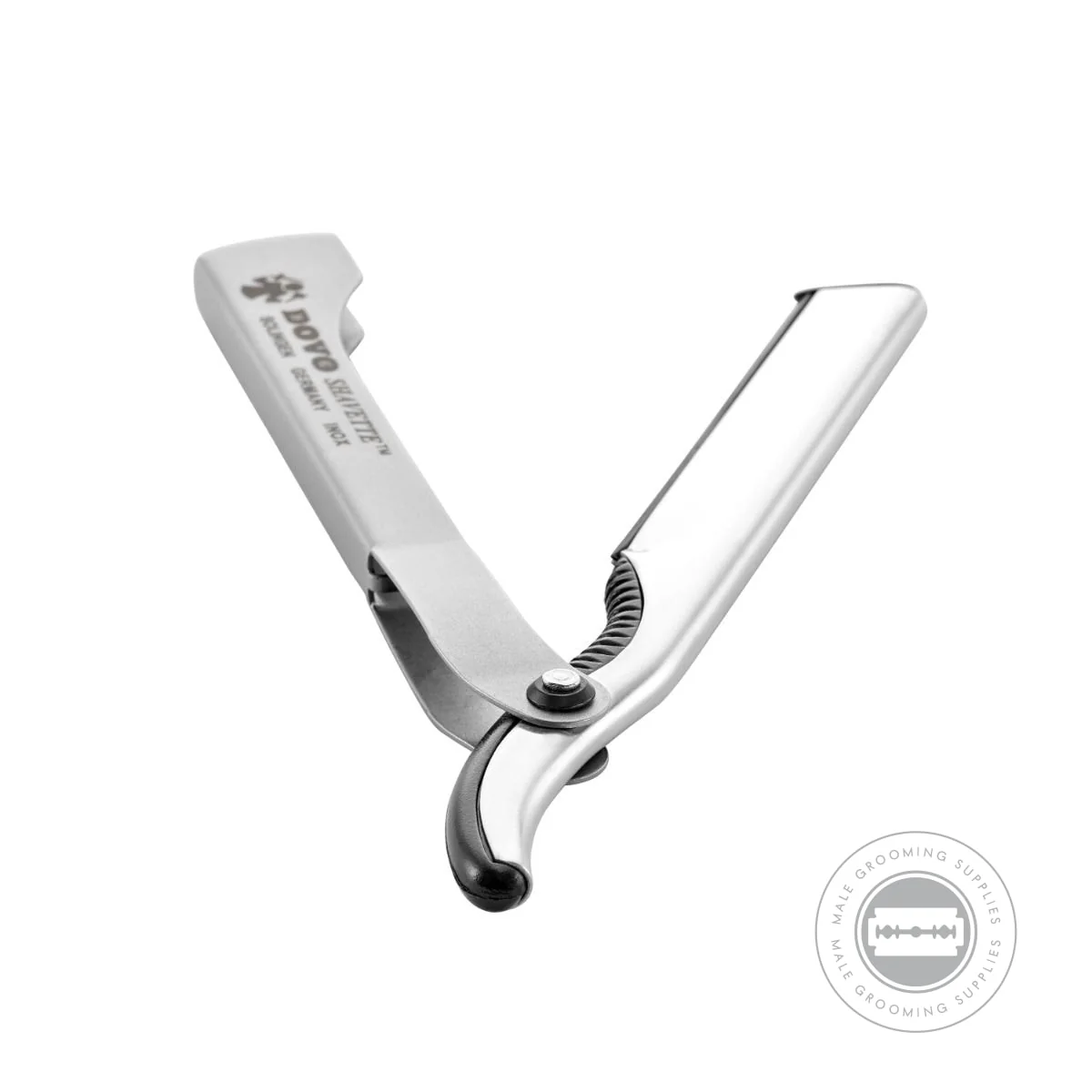 Dovo Polished Stainless Steel Shavette - Image 4