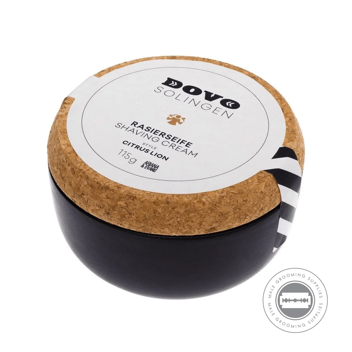 Dovo Shaving Soap in Ceramic Bowl - Citrus Lion 115g - Image 4