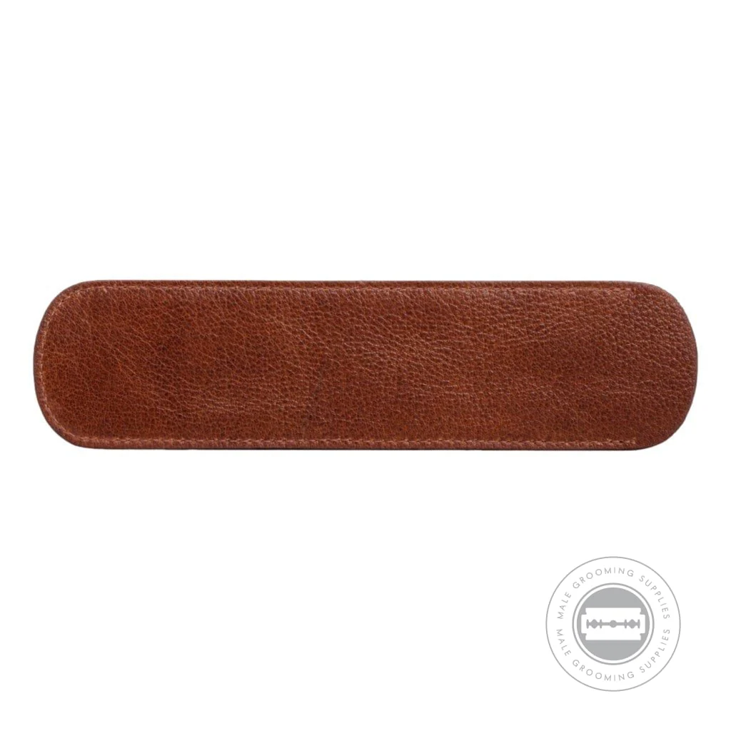 G&F Timor® Brown Leather Straight Razor Case - Image 3