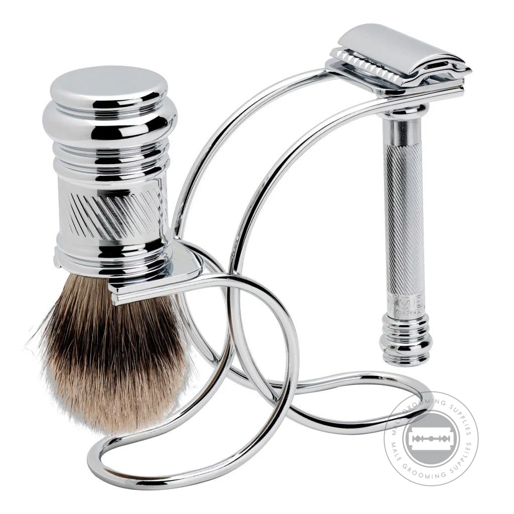 Merkur 3-Piece Chrome Shaving Set 3881 001 - Image 5
