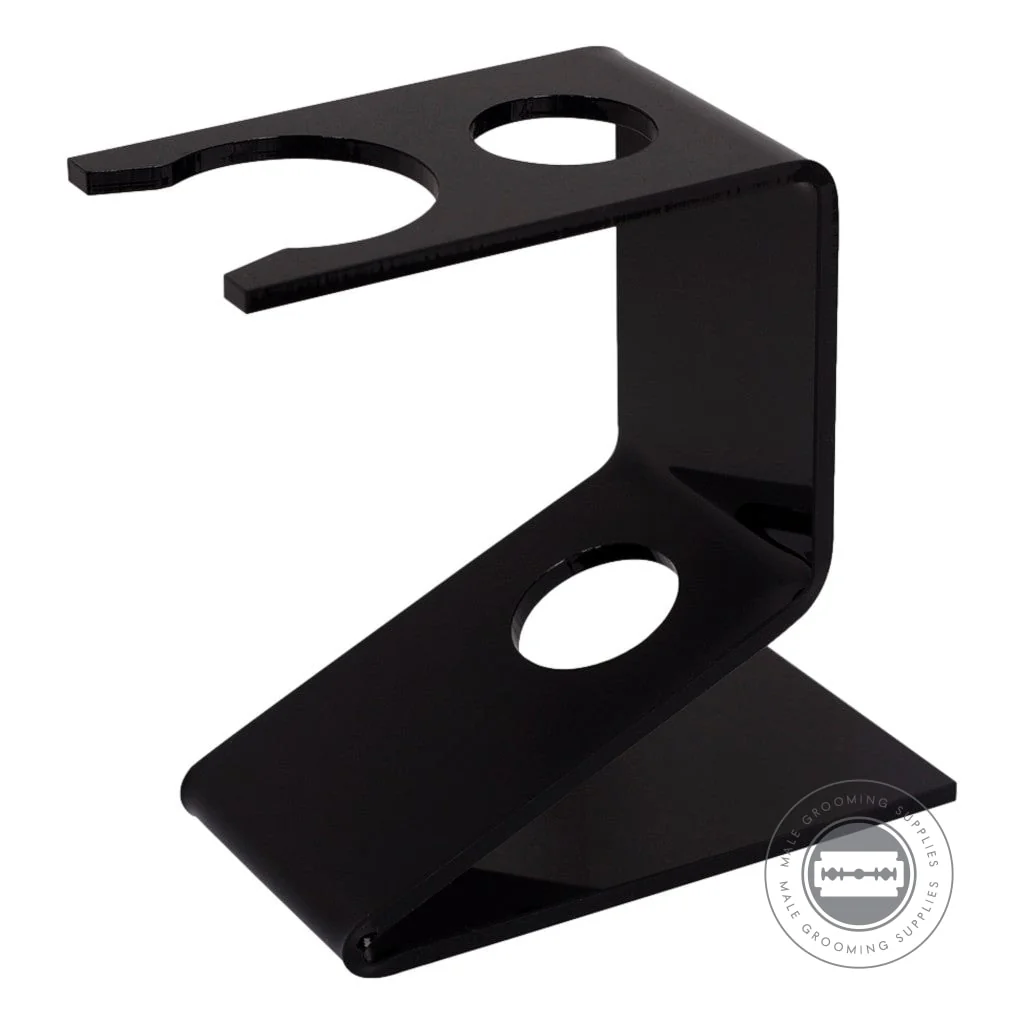 Semogue 0030 Shaving Brush & Razor Stand - Black