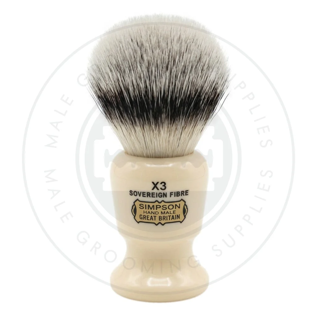 Simpsons 'The Commodore' Sovereign Synthetic Shaving Brush - Image 2