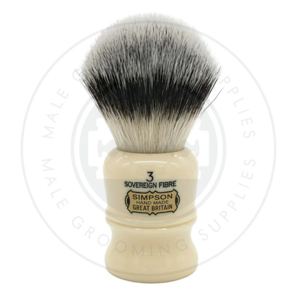 Simpsons 'The Duke' Sovereign Synthetic Shaving Brush - Image 4